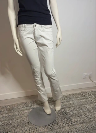 🍋 Pantalon blanc femme Massimo Dutti, élégant, taille XS, long (1123), brand: Massimo Dutti, condizioni: Ottime, taglia: XS, €11.50, €12.78 include la Protezione acquisti