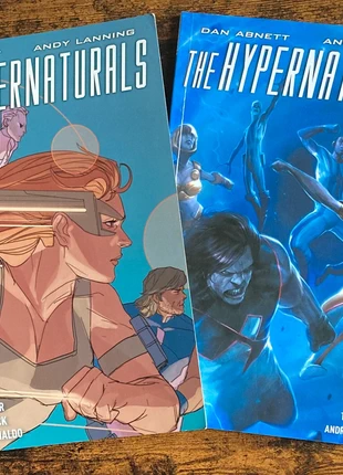 Lot The Hypernaturals Vol 1 & 2 TPB 💥 Boom Studios 2013 - Abnett / Lanning, staat: Goed, € 15,00, € 16,45 inclusief Kopersbescherming Pro