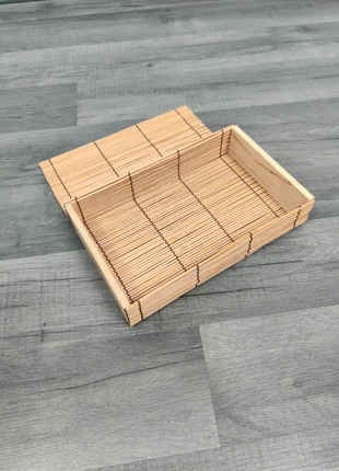 Boîte en bambou – Design naturel et pratique, merk: Inconnu, staat: Heel goed, € 2,00, € 2,80 inclusief Kopersbescherming