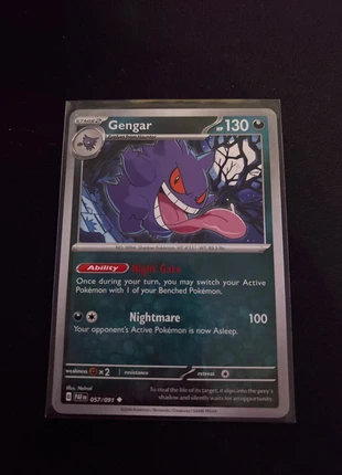 Gengar Pokemon card, brand: Pokémon, condition: Very good, £1.00, £1.75 includes Buyer Protection
