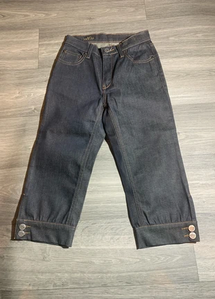 Jean court Deep Soul noir T32 broderie dorée & boutons couronne, marque: Deep Soul, état: Neuf sans étiquette, taille: XXS / 32 / 4, 18,00 €, 19,60 € Protection acheteurs incluse