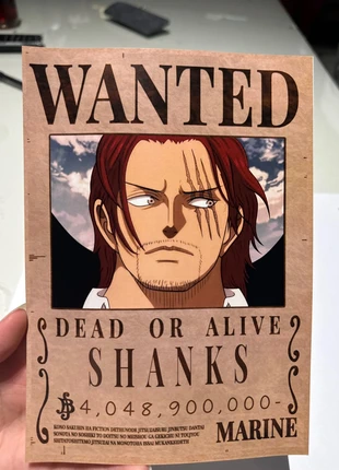 One piece shanks poster, marque: OnePiece, état: Neuf sans étiquette, 2,00 €, 2,80 € Protection acheteurs incluse