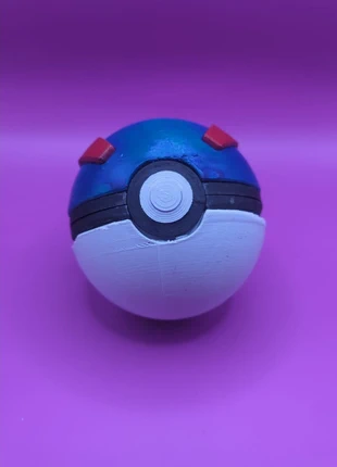 GreatBall. A Handpainted, magnetic Pokeball., brand: Nintendo, condition: New with tags, size: Preemie, up to 44cm, €8.00, €9.10 includes Buyer Protection