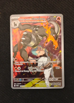 Pokémon Destined Rivals: Team Rocket's Houndoom 191/182 Illustration Rare, brand: Pokémon, condition: New without tags, €30.00, €32.20 includes Buyer Protection
