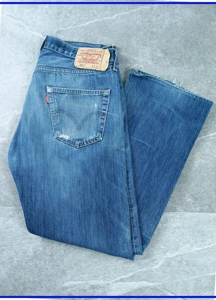 Jean Levi's 501 Original - Bleu - Coupe droite - Taille W34 L32 US / 42 FR, marke: Levi's, zustand: Sehr gut, größe: W33 | DE 48, 34,00 €, 36,40 € beinhaltet Vinted-Käuferschutz Pro