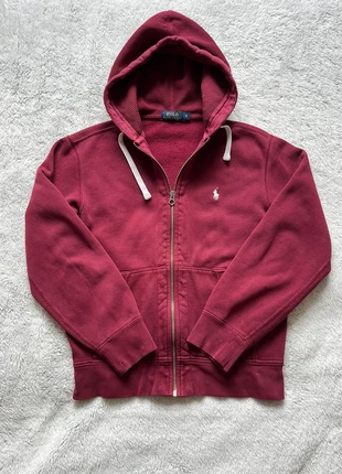 Veste à capuche Zip Polo Ralph Lauren Rouge Bordeaux Taille S, merk: Ralph Lauren, staat: Heel goed, maat: S, € 50,00, € 53,20 inclusief Kopersbescherming