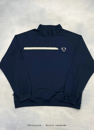 Pull Demi zip Nike y2k Bleu marine Brodé Oversize Half zip - XL /2690V, marque: Nike, état: Très bon état, taille: XL, 24,90 €, 26,85 € Protection acheteurs (Pro) incluse