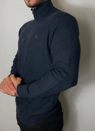 Pull à Zip Ralph Lauren Bleu marine, marke: Ralph Lauren, zustand: Sehr gut, größe: L, 55,00 €, 58,45 € inklusive Vinted-Käuferschutz