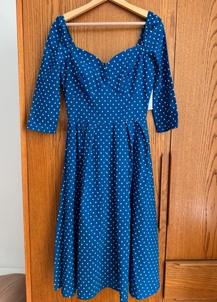 Vintage dress midi Unique Vintage + Pantone, brand: Unique Vintage, condizioni: Nuovo con cartellino, taglia: S / IT 40 / EU 36, €15.00, €16.45 include la Protezione acquisti