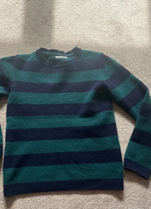 Green and Navy Stripped jumper, brand: Monoprix Teens, condition: Good, size: S / 36 / 8, €4.50, €5.43 includes Buyer Protection