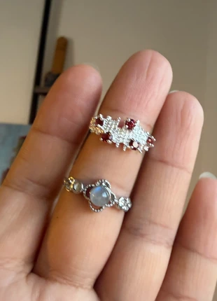 two rings, zustand: Neu, größe: Größenverstellbar, 6,80 €, 7,84 € beinhaltet Vinted-Käuferschutz Pro