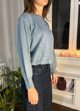 Pale Blue Lightweight Knit Sweater, marke: Vintage Dressing, zustand: Sehr gut, größe: S / 36 / 8, 12,00 €, 13,30 € inklusive Vinted-Käuferschutz