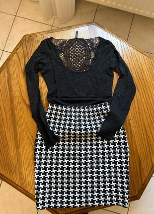 Pull fin naf naf noir dentelle S, marque: Naf Naf, état: Très bon état, taille: S / 36 / 8, 5,00 €, 5,95 € Protection acheteurs incluse