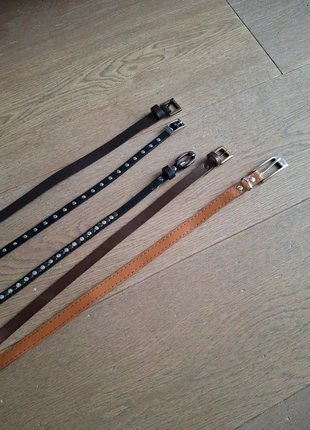 Lot 5 ceintures cuir synthétique, brand: Strass, condition: Very good, size: 80 cm, €6.00, €7.00 includes Buyer Protection