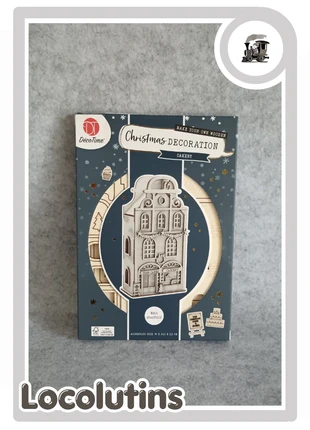 🚂 Maquette bois maison de Noël, état: Neuf sans étiquette, taille: Taille unique, 6,50 €, 7,53 € Protection acheteurs (Pro) incluse