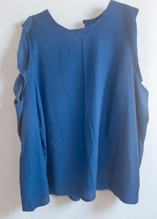 Sheer Electric Blue Blouse with Sleeve Slits – One Size – New without Tags, marque: Local, état: Neuf sans étiquette, taille: Taille unique, 6,99 €, 8,04 € Protection acheteurs incluse