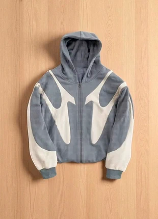 pull a capuche avec zip gris et blanc chrome, brand: CHROME, condition: Very good, size: L, €50.00, €53.20 includes Buyer Protection