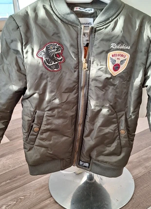 Blouson aviateur  ultra stylé pour garçon 12-14 ans – Parfait pour l'automne et le printemps, merk: Redskins, staat: Heel goed, maat: 14 jaar / 164 cm, € 7,50, € 8,58 inclusief Kopersbescherming