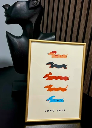 Long bois🤎 framed poster, brand: H&M, condition: New without tags, £12.99, £14.34 includes Buyer Protection