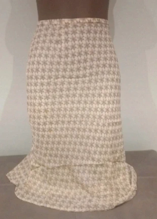 Falda retro beige vintage XL, merk: Vintage Boutique, staat: Heel goed, maat: XL / 42 / 14, € 5,90, € 6,90 inclusief Kopersbescherming
