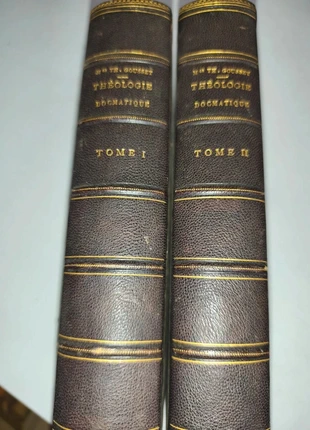Théologie Dogmatique – Mgr Thomas-Marie-Joseph Gousset (1849) 2 Tomes reliés cuir, staat: Goed, € 40,00, € 42,70 inclusief Kopersbescherming Pro