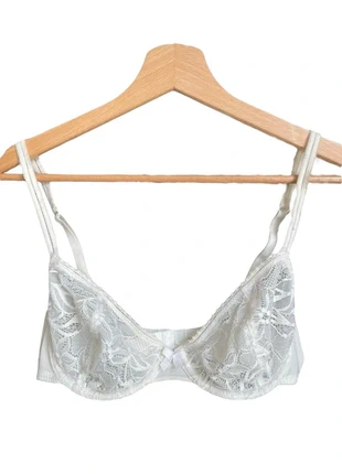 Soutien-gorge balconnet blanc en dentelle, marke: Etam, zustand: Sehr gut, größe: 75B, 3,00 €, 3,85 € inklusive Vinted-Käuferschutz