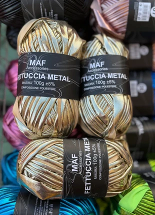 Fettuccia Metallizzata, brand: MAF, condizioni: Nuovo con cartellino, €9.00, €10.15 include la Protezione acquisti Pro