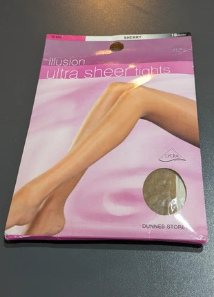 Illusion Ultra Sheer Tights – Sherry, 10 Denier (EX Size), brand: Illusion, condition: New with tags, size: XL / 42 / 14, €1.00, €1.75 includes Buyer Protection