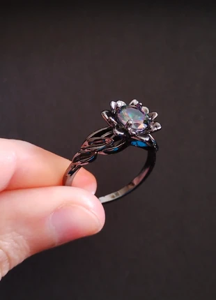 Anillo gótico nenufar, marca: bisuteria, estado: Novo sem etiquetas, tamanho: 19,8 mm Ø / 23,5, €15.00, €16.45 inclui Proteção do Comprador