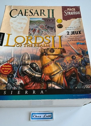 Pack 2 Jeux - Caesar II + Lords Of The Realm II - PC Big Box - FR - Avec Notices, condition: Good, €29.90, €32.10 includes Buyer Protection Pro
