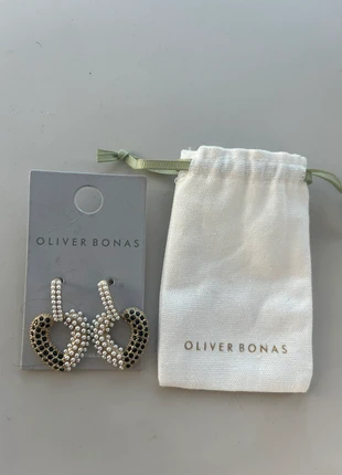 Heart Oliver Bonas Earrings – Large Statement Heart Charm Design, brand: Oliver Bonas, condition: New with tags, £10.00, £11.20 includes Buyer Protection