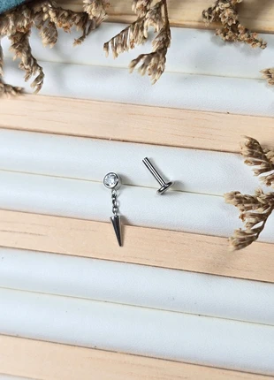 Piercing Neuf en Titane Tragus Hélix Daith, condizioni: Nuovo con cartellino, €13.90, €15.30 include la Protezione acquisti Pro