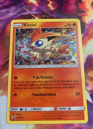 Victini holographique promo SM 225, marque: Pokémon, état: Très bon état, 2,00 €, 2,80 € Protection acheteurs (Pro) incluse