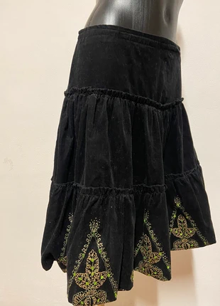 Vintage boho fairycore witchy goth black midi skirt, marca: Vintage Dressing, estado: Muy bueno, tamaño: S / 36 / 8, 16,00 €, 17,50 € Protección al comprador incluida