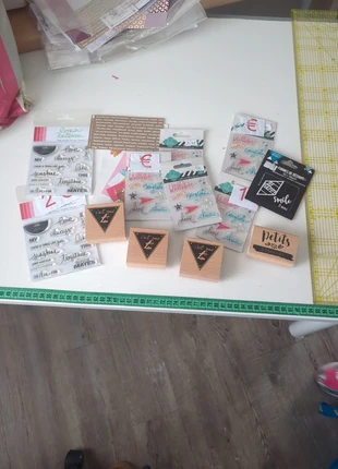 Lot tampons, découpe,etiquettes, marca: Florilèges Design, estado: Nuevo con etiquetas, 7,00 €, 8,05 € Protección al comprador incluida