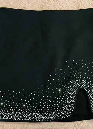 Falda negra con brillos, marca: Aliexpress, estado: Nuevo sin etiquetas, tamaño: S / 36 / 8, 6,00 €, 7,00 € Protección al comprador incluida