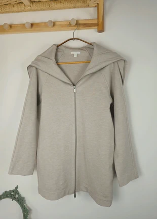 Felpa strutturata color ecrú con collo maxi di COS nuova, marca: COS, estado: Novo sem etiquetas, tamanho: S / 36 / 8, €30.00, €32.20 inclui Proteção do Comprador