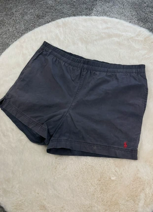 Short de Bain Ralph Lauren Noir Logo Brodé Rouge, marque: Ralph Lauren, état: Bon état, taille: M, 16,00 €, 17,50 € Protection acheteurs (Pro) incluse