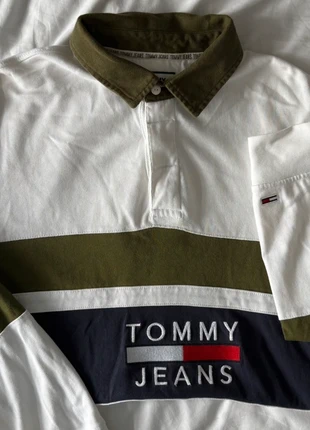 Vintage Tommy Jeans Rugby Jersey – Size S - Festival Deadstock, brand: Tommy Hilfiger, condition: New without tags, size: S, €30.00, €32.20 includes Buyer Protection