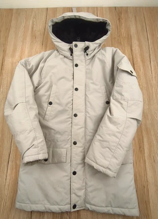 Parka femme Carhartt WIP Anchorage – Taille S 36– Beige clair – Ski Hiver Randonnée Montagne, merk: Carhartt, staat: Heel goed, maat: S / 36 / 8, € 45,00, € 47,95 inclusief Kopersbescherming