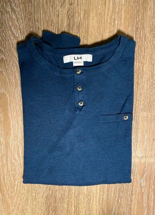 Sweat marine, marca: LH, estado: Muito bom, tamanho: 12 anos / 152 cm, €1.00, €1.75 inclui Proteção do Comprador