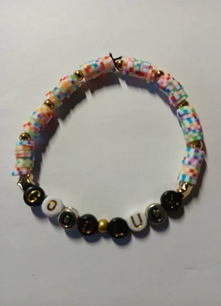 Bracelet en perles good luck, merk: Fait Main, staat: Nieuw zonder prijskaartje, € 2,00, € 2,80 inclusief Kopersbescherming