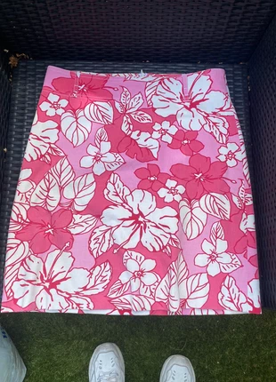 Vintage funky floral print skirt, brand: Fórmula Joven, condition: Very good, size: L / UK 16-18, £5.00, £5.95 includes Buyer Protection