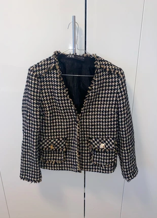 Tweedblazer, brand: Zara, condizioni: Ottime, taglia: S / IT 40 / EU 36, €8.00, €9.10 include la Protezione acquisti