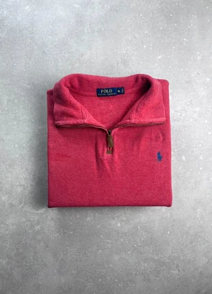 Pull Col Roulé Half Zip 1/4 Zip Col Camionneur Ralph Lauren Taille XL Homme Corail Logo Brodé Bleu, brand: Ralph Lauren, condition: Very good, size: XL, €50.00, €53.20 includes Buyer Protection Pro
