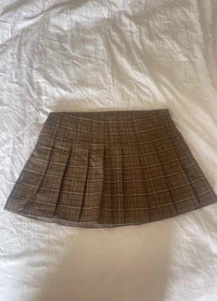 Brown pleated skirt, brand: COQUETTE, condition: New without tags, size: L / 40 / 12, €5.00, €5.95 includes Buyer Protection