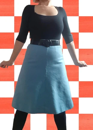 Jupe vintage trapèze 60's  36/8/S bleu turquoise 💋 Promotion💋, marca: Vintage, estado: Bueno, tamaño: S / 36 / 8, 5,00 €, 5,95 € Protección al comprador incluida