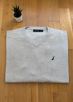 Pull sweat col V Nautica taille Xl beige, brand: Nautica, condition: Very good, size: XL, €32.00, €34.30 includes Buyer Protection