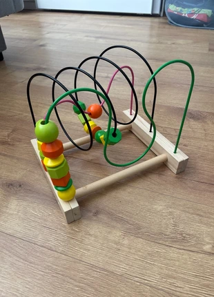 IKEA Mula Motorikschleife Holzperlen Achterbahn, merk: IKEA, staat: Goed, maat: Universeel, € 1,00, € 1,75 inclusief Kopersbescherming