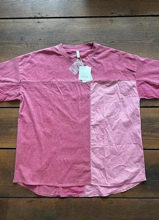 Patchwork Button Tee Japanese Style, marque: Japan Style, état: Neuf avec étiquette, taille: XL, 35,00 €, 37,45 € Protection acheteurs incluse